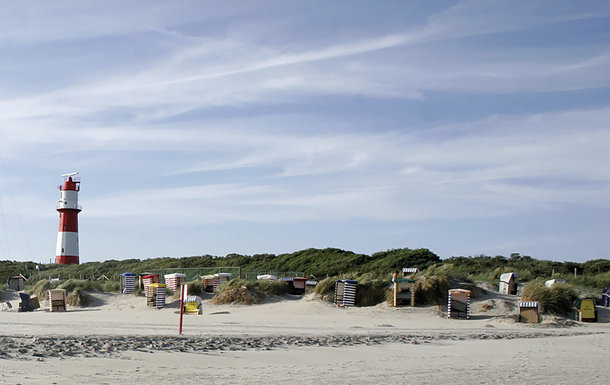 Hotel Villa Weststrand Borkum Leuchtturm Strand