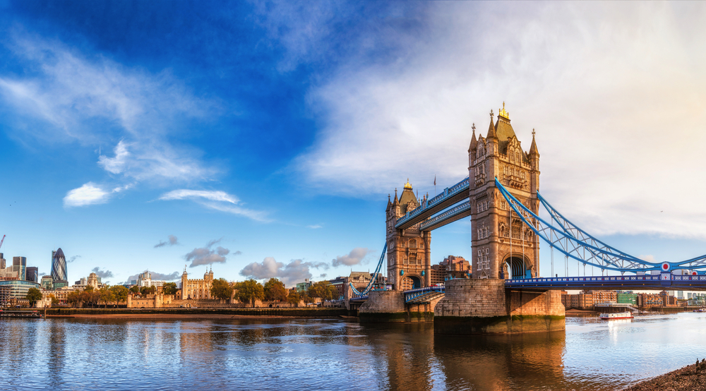 Londoner Stadtbildpanorama 